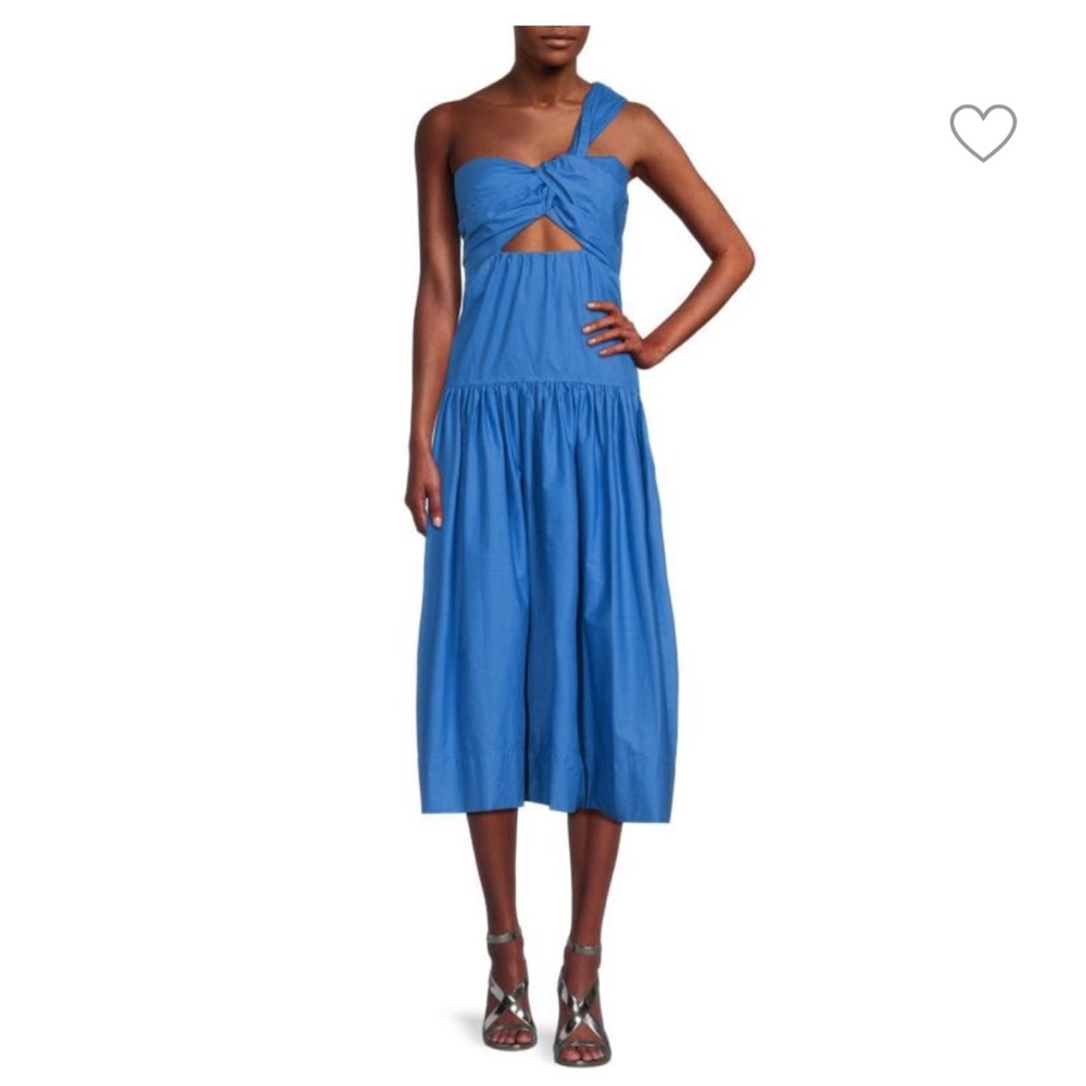 ALC Elegant Blue Midi Dress